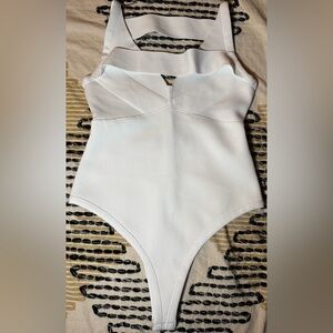 White Strappy Bandage Top - NOBALUXE Tag